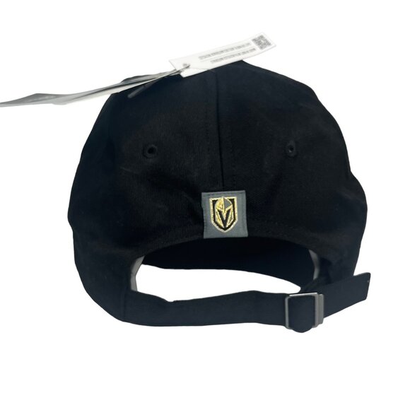Adidas Vegas Golden Knights Hockey Club Baseball Hat Cap Mens Black Strap New - Picture 3 of 14